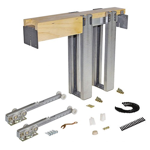 6/8 Pocket Door Frame Kit with Soft Close & Open