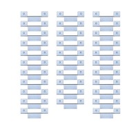 Plywood Clip Set for Pocket Door