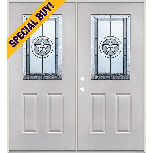 Special Buy - #4015: Star Half Lite Fiberglass Double Door Unit