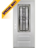 Special Buy - #4040: 3/4 Lite Fiberglass Single Door Unit