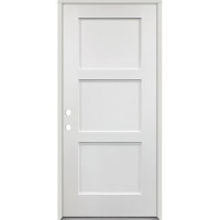 Fire Rated Fiberglass 3-Panel Shaker Door Unit