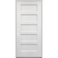 Fire Rated Fiberglass 5-Panel Shaker Door Unit