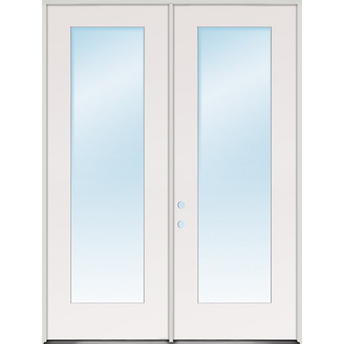 8'0" Tall Full Lite Low-E Fiberglass Patio Door Unit