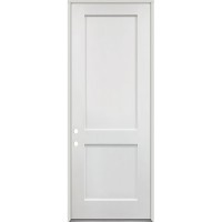8'0" Tall Fire Rated Fiberglass 2-Panel Shaker Door Unit