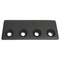 Barn Door Track Connector - Black