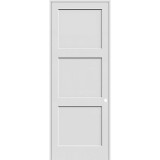 8'0" Tall Shaker 3-Panel Stile & Rail Prehung Interior Door