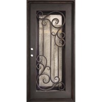 37" x 81" Affinity Iron Prehung Door Unit