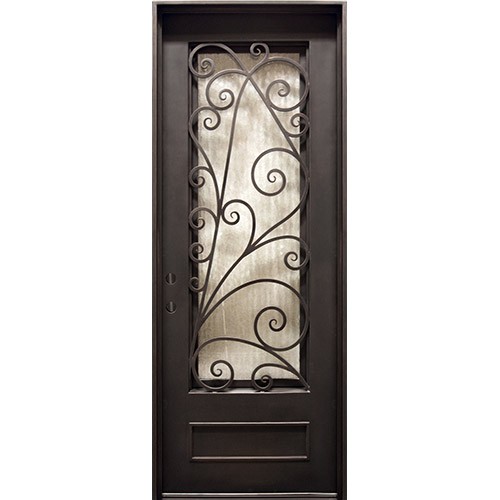 38" x 97" Majestic Iron Prehung Door Unit