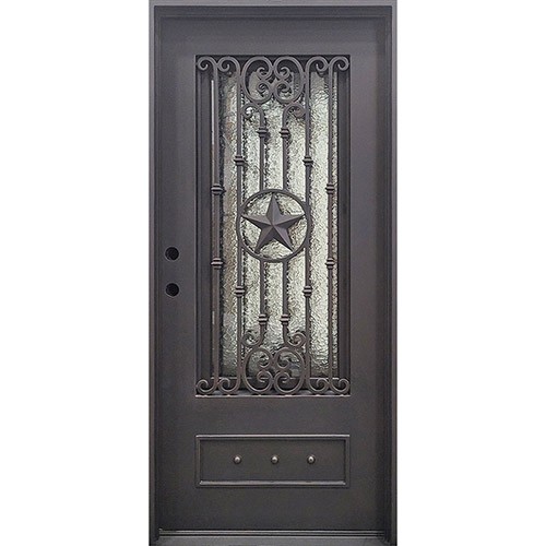 37" x 81" Star Iron Prehung Door Unit