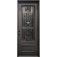 38" x 97" Star Iron Prehung Door Unit
