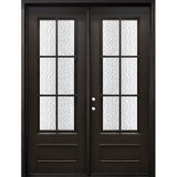 74" x 97" Tiffany Iron Prehung Double Door Unit
